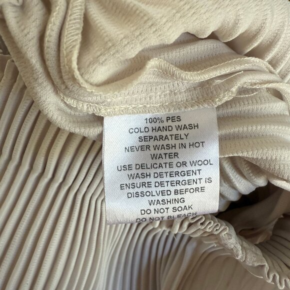 ALPHA60 - Romeo Pleated Pant in Bone - Picture 3 of 3